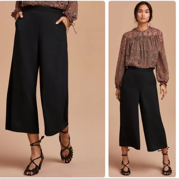 Wilfred Lalemant wide leg cropped high waist pants